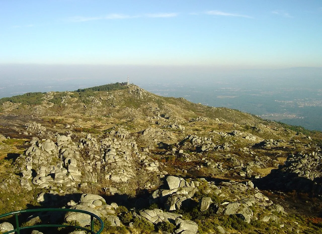 Vista sobre o vale a partir da Serra do Caramulo