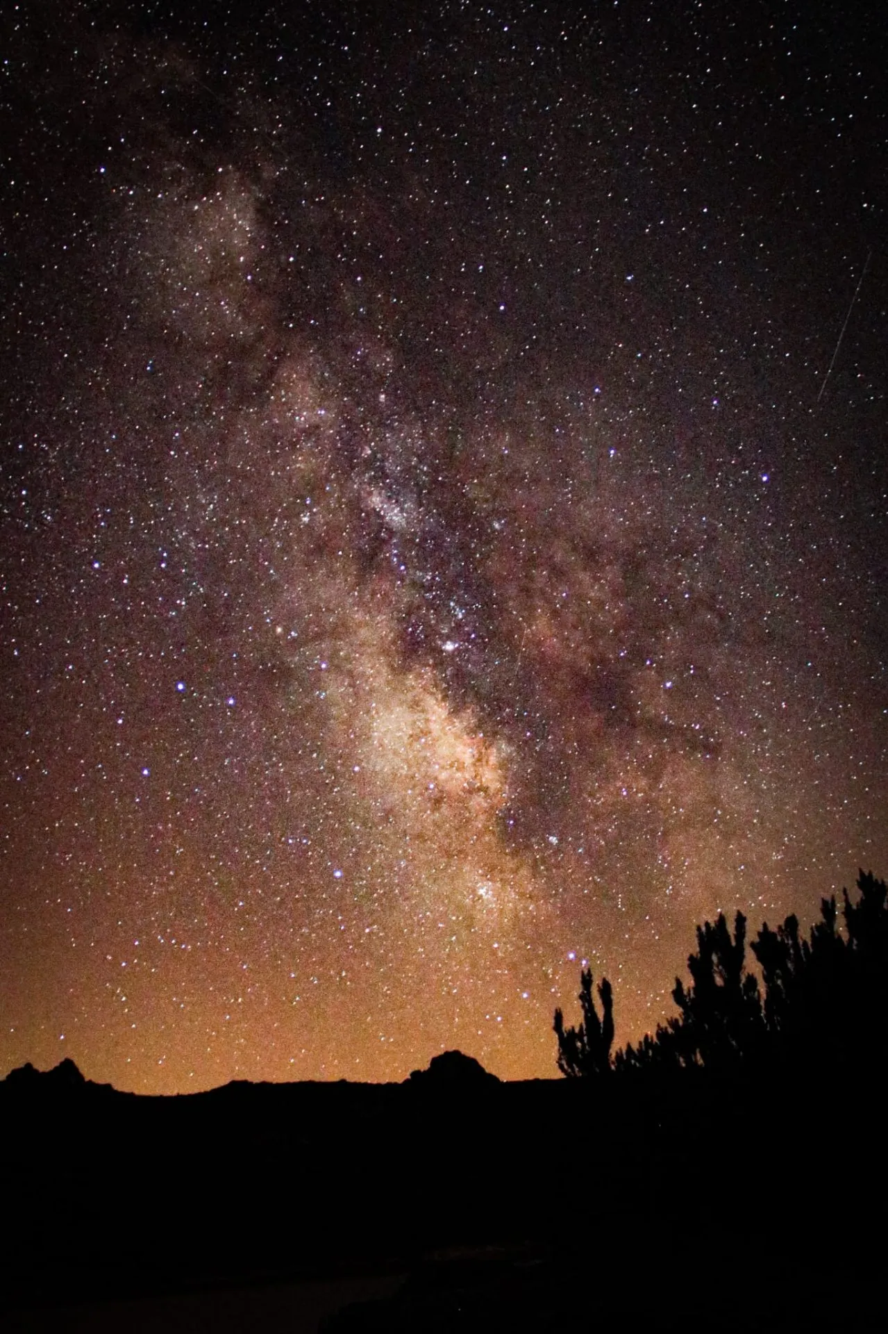 Núcleo da Via Láctea fotografado a partir da Serra da Estrela
